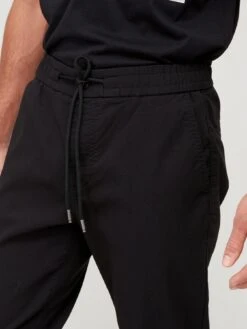 BOSS Chino Tapered Drawstring Trousers -Barbou Clothing Shop VFZB2 SQ5 0000000004 BLACK MDd1
