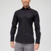 HUGO Elisha02 Extra Slim Fit Long Sleeve Shirt - Black  -Barbou Clothing Shop VFZC2 SQ1 0000000004 BLACK MDf