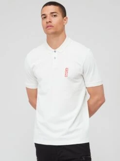 HUGO Darakorum Regular Fit Polo Shirt - White 