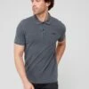 BOSS Prime Slim Fit Polo Shirt - Dark Grey 