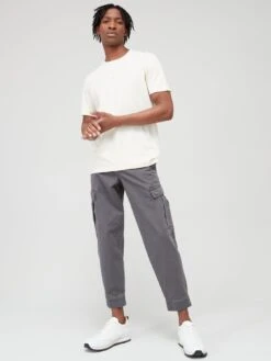 BOSS Tokks Regular Fit T-Shirt - Light Beige  -Barbou Clothing Shop VFZL5 SQ3 0000001343 LIGHT BEIGE MDo