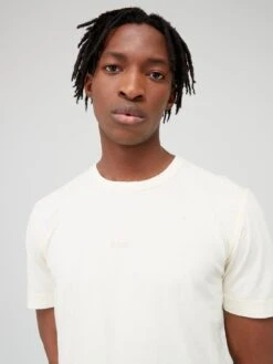 BOSS Tokks Regular Fit T-Shirt - Light Beige  -Barbou Clothing Shop VFZL5 SQ4 0000001343 LIGHT BEIGE MDd