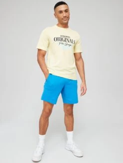 Jack & Jones Palma Logo T-shirt - Beige -Barbou Clothing Shop VG7HN SQ3 0000000108 BEIGE MDo