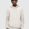 AllSaints Raven Overhead Hoodie - Grey