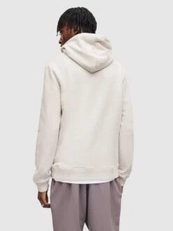 AllSaints Raven Overhead Hoodie - Grey -Barbou Clothing Shop VG7JO SQ4 0000000005 GREY MDb