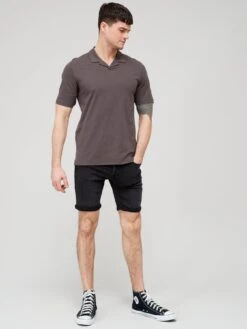 Jack & Jones Revere Collar Polo Shirt - Khaki  -Barbou Clothing Shop VG7LD SQ3 0000000047 GREEN MDo