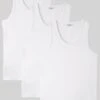 Everyday 3 Pack Vests - White 