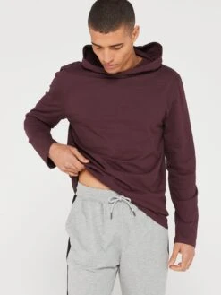 Everyday Grey Side Panel Hoody Pyjama Set -Barbou Clothing Shop VGPPU SQ5 0000000005 GREY MDd1