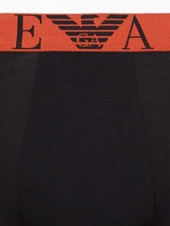 Emporio Armani Bodywear Men's Bold Monogram 3 Pack Trunks - Black 8 Emporio Armani Bodywear Men's Bold Monogram 3 Pack Trunks - Black -Barbou Clothing Shop VGY95 SQ3 0000000004 BLACK SLd