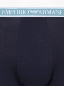 Emporio Armani Bodywear Men's Core Logoband 3 Pack Trunks - Navy -Barbou Clothing Shop VGY96 SQ3 0000000048 NAVY SLd