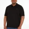 Calvin Klein Big & Tall Stretch Pique Slim Fit Polo Shirt - Black