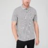 Calvin Klein Textured Two Tone Polo - Grey -Barbou Clothing Shop VGYEG SQ1 0000000005 GREY MDf