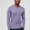 Calvin Klein Merino Crew Neck Sweater - Purple 