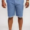 D555 Alderton Stretch Chambray Shorts -Navy