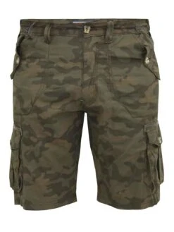 D555 Woodbridge Camo Cotton Cargo Shorts -Barbou Clothing Shop VHGIT SQ4 0000000058 KHAKI MDd