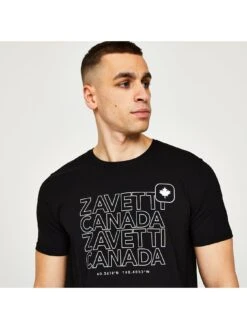 Zavetti Canada Movillio T-shirt - Black -Barbou Clothing Shop VHXB5 SQ5 0000000004 BLACK MDd1