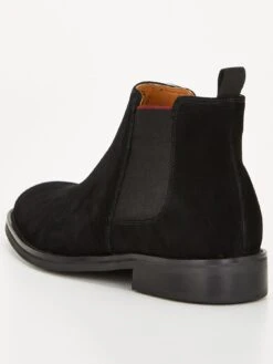 Very Man Suede Chelsea Boot - Black -Barbou Clothing Shop VI36F SQ3 0000000004 BLACK SLf
