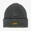 Barbour International Sensor Legacy Beanie Hat - Light Grey -Barbou Clothing Shop VIC3N SQ1 0000000215 LIGHT GREY SLf