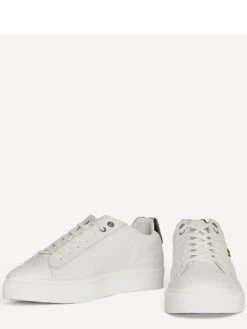 Barbour International Helm Lace Trainers - White -Barbou Clothing Shop VIC78 SQ4 0000000013 WHITE SLt