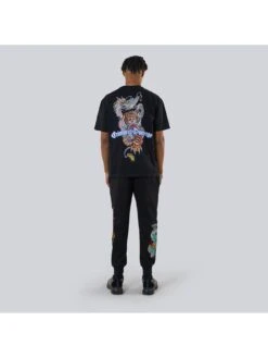 Criminal Damage Dragon Tiger Fight T-Shirt -Barbou Clothing Shop VIE9R SQ4 0000000004 BLACK MDd