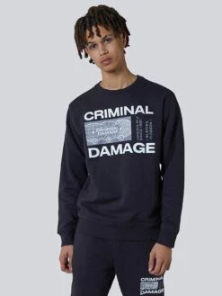 Criminal Damage Universe Sweatshirt - Black