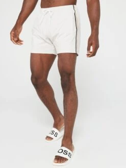 BOSS Iconic Swimshort - Cream