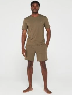 BOSS Bodywear Mix & Match Lounge T-shirt -Barbou Clothing Shop VIILL SQ3 0000000047 GREEN MDo