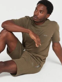 BOSS Bodywear Mix & Match Lounge T-shirt -Barbou Clothing Shop VIILL SQ4 0000000047 GREEN MDd