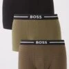 BOSS Bodywear 3 Pack Bold Design Trunk - Multi -Barbou Clothing Shop VIIOF SQ1 0000000029 MULTI PKf