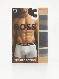 BOSS Bodywear 3 Pack Bold Design Trunk - Multi -Barbou Clothing Shop VIIOF SQ4 0000000029 MULTI SLd1