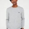 BOSS Bodywear Waffle Long Sleeve Lounge Top - Grey -Barbou Clothing Shop VIIOO SQ1 0000000005 GREY MDf