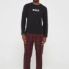 BOSS Bodywear Easy Long Pyjama Set - Dark Red -Barbou Clothing Shop VIISM SQ1 0000000315 DARK RED MDf