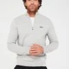 BOSS Momentum Quarter Zip Jumper - Grey -Barbou Clothing Shop VIOP1 SQ1 0000000005 GREY MDf