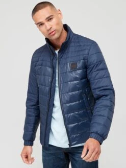 BOSS Oden Padded Jacket - Dark Blue 