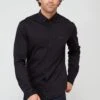 BOSS Biado_r Long Sleeve Regular Fit Shirt - Black 