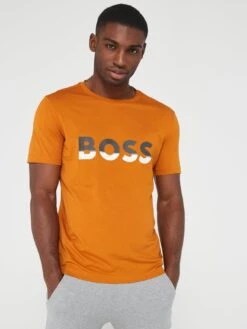 BOSS Tee 1 Bi Colour Logo T-shirt Regular Fit T-shirt