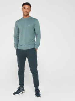 BOSS Westart Sweatshirt - Aqua -Barbou Clothing Shop VIOR7 SQ3 0000000106 AQUA MDo