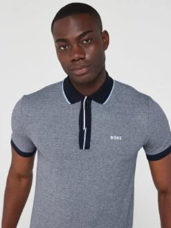 BOSS Paddy 3 Regular Fit Polo Shirt - Blue -Barbou Clothing Shop VIOT1 SQ4 0000000354 DARK BLUE MDd