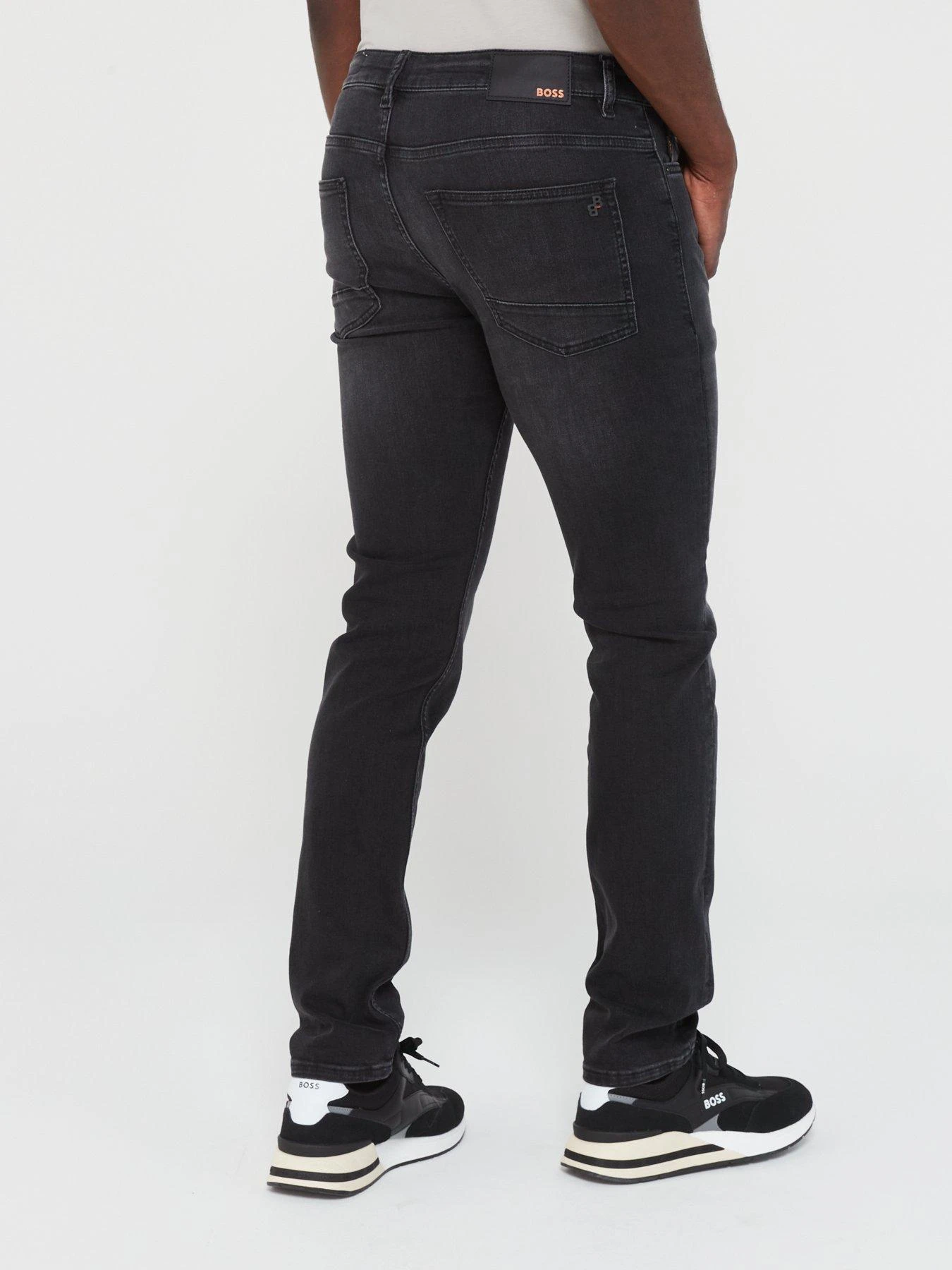 BOSS Delaware Bc-p Slim Fit Jeans - Black 4 BOSS Delaware Bc-p Slim Fit Jeans - Black - Image 2