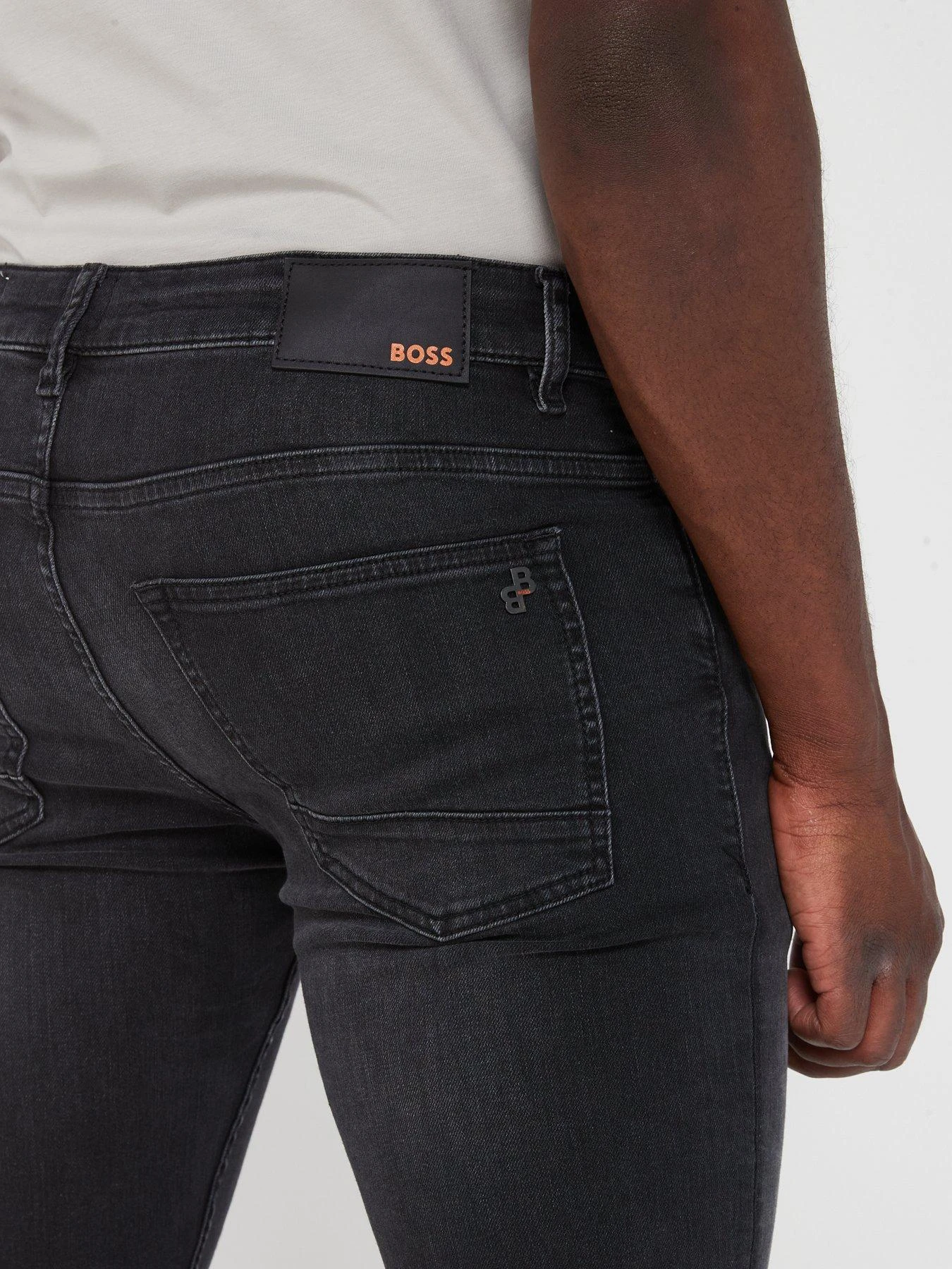 BOSS Delaware Bc-p Slim Fit Jeans - Black 7 BOSS Delaware Bc-p Slim Fit Jeans - Black - Image 5