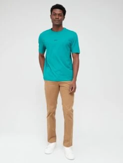 BOSS Tchup Relaxed Fit T-shirt - Aqua -Barbou Clothing Shop VIOW9 SQ3 0000000630 DARK GREEN MDo