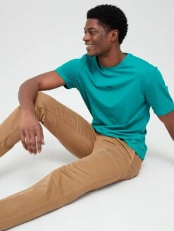 BOSS Tchup Relaxed Fit T-shirt - Aqua -Barbou Clothing Shop VIOW9 SQ5 0000000630 DARK GREEN MDd1
