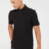 BOSS Penylonmatt Polo Shirt - Black 