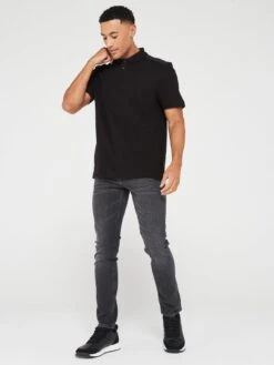 BOSS Penylonmatt Polo Shirt - Black  -Barbou Clothing Shop VIOWD SQ3 0000000004 BLACK MDo