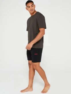 HUGO Bodywear Linked Lightweight Shorts Cw -Barbou Clothing Shop VIS06 SQ3 0000000004 BLACK MDo