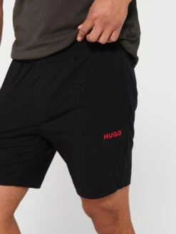 HUGO Bodywear Linked Lightweight Shorts Cw -Barbou Clothing Shop VIS06 SQ4 0000000004 BLACK MDd