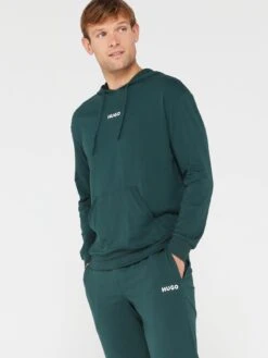 HUGO Bodywear Linked Lightweight Pants Cw -Barbou Clothing Shop VIS09 SQ4 0000000630 DARK GREEN MDd