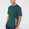 HUGO Bodywear Relaxed Fit Lounge T-Shirt -Barbou Clothing Shop VIS55 SQ1 0000000630 DARK GREEN MDf