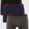 HUGO Bodywear 3 Pack Boxer Brief -Barbou Clothing Shop VIS7C SQ1 0000000048 NAVY PKf