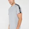 HUGO Sporty Tape Logo Lounge T-Shirt - Medium Grey -Barbou Clothing Shop VIS81 SQ1 0000000005 GREY MDf